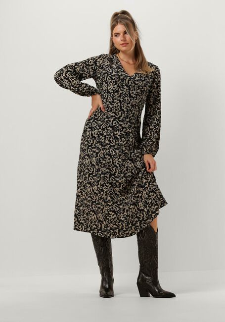 MSCH COPENHAGEN Robe midi MSCHRHIAN DRESS AOP Blanc - large