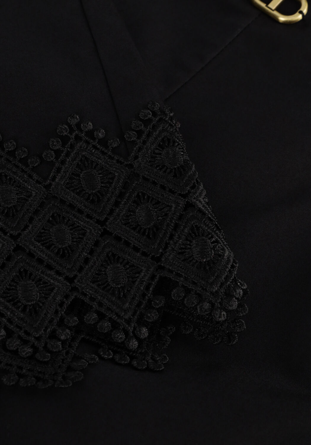 TWINSET MILANO WOVEN SHORT Pantalons en noir - large