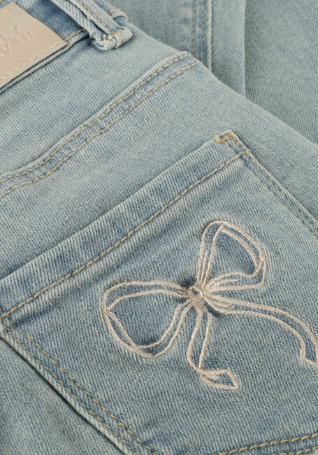 Blauwe DAILY7 Broeken/jumpsuits DENIM FLARED FIT BOW - large