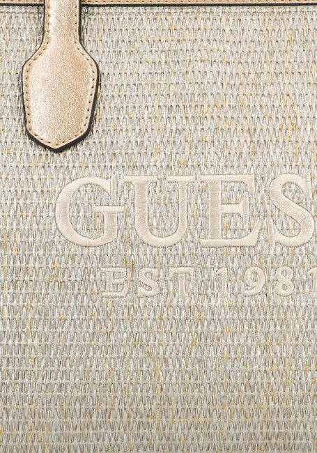GUESS SILVANA 2 COMPARTMENT TOTE Sac à main en or - large