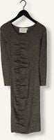 NOTES DU NORD Robe midi ICON KNITTED DRESS Gris foncé NOTES DU NORD Robe midi ICON KNITTED DRESS Gris foncé - medium