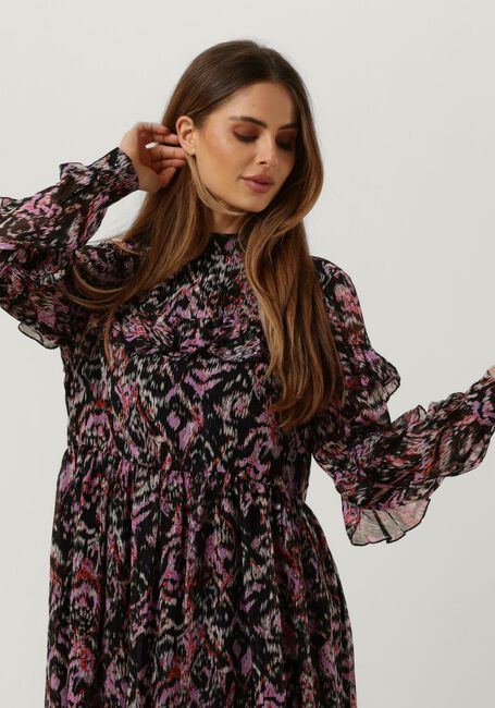 NOTES DU NORD Robe midi FABIOLA LUREX MIDI DRESS en noir - large