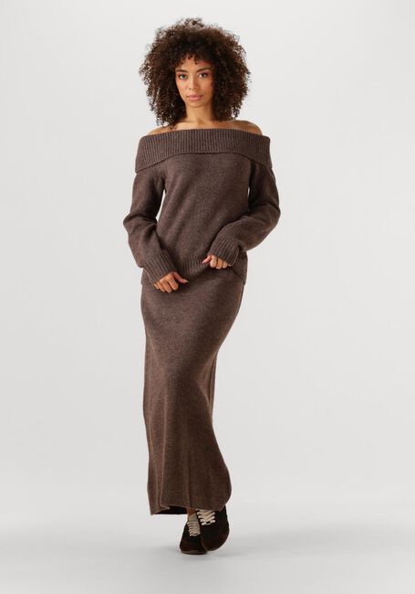 NOTRE-V Jupe maxi NV-GITA en marron - large