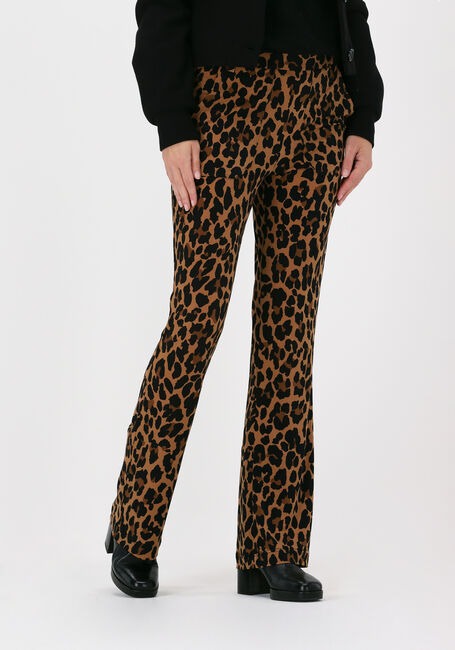 VANILIA Pantalon &eacute;vas&eacute; LEO MINI FLARED en camel - large