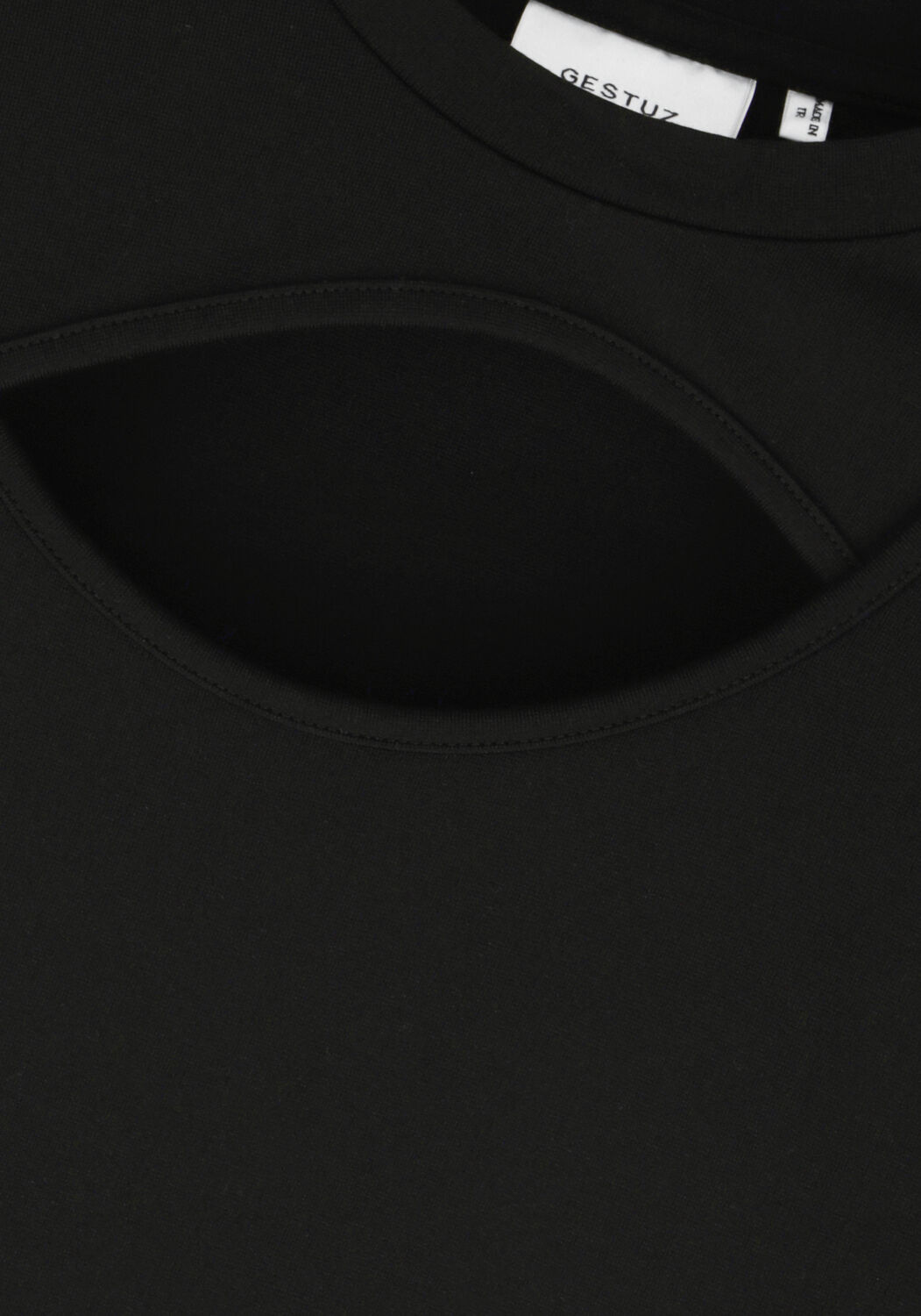 GESTUZ Robe midi ANKAGZ LONG DRESS en noir - large