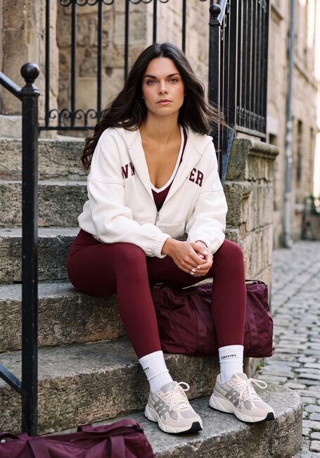 AIM'N Chandail VARSITY SWEAT ZIP HOOD &Eacute;cru - large