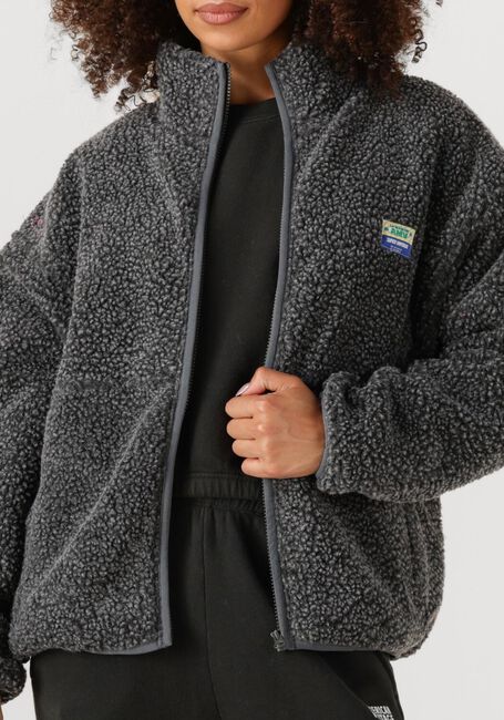 AMERICAN VINTAGE Manteau en fausse fourrure HOKTOWN WOMAN Gris foncé - large