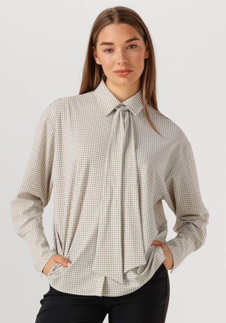 Gebroken wit STUDIO ANNELOES  HOLLIS DOT CHECK BLOUSE - large