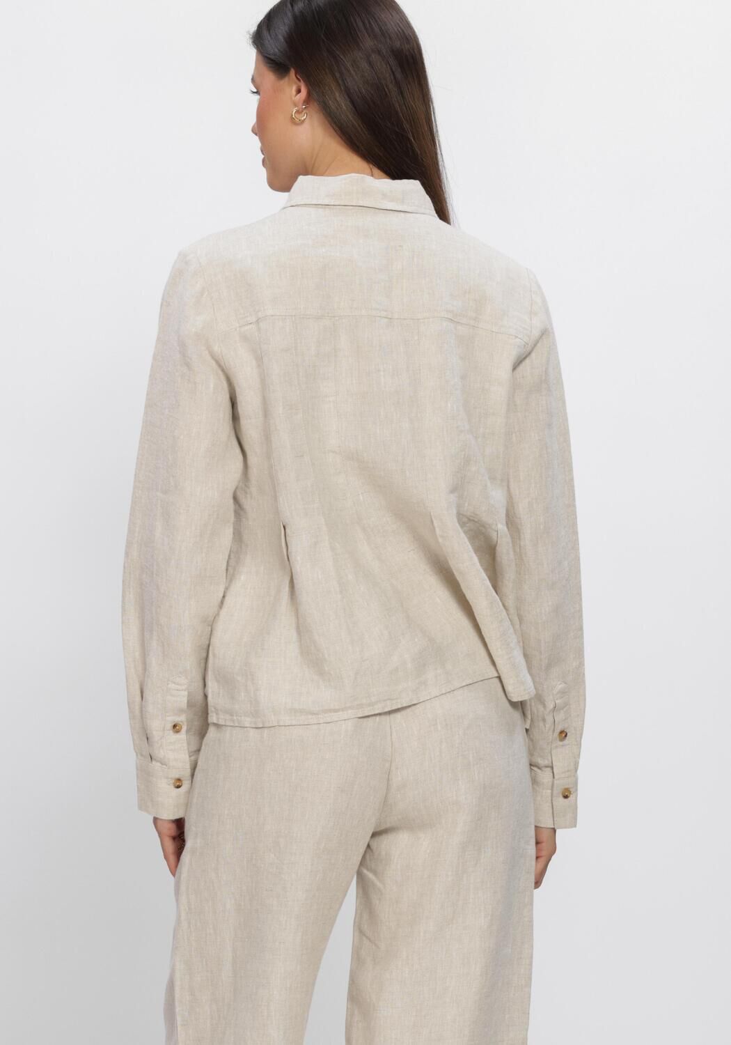 Ecru INWEAR  DILANAIW PLEATED SHIRT - large