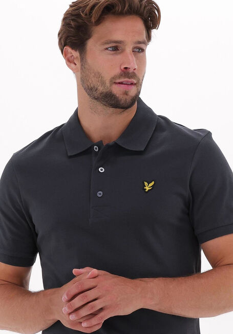 LYLE & SCOTT Polo PLAIN POLO SHIRT en gris - large