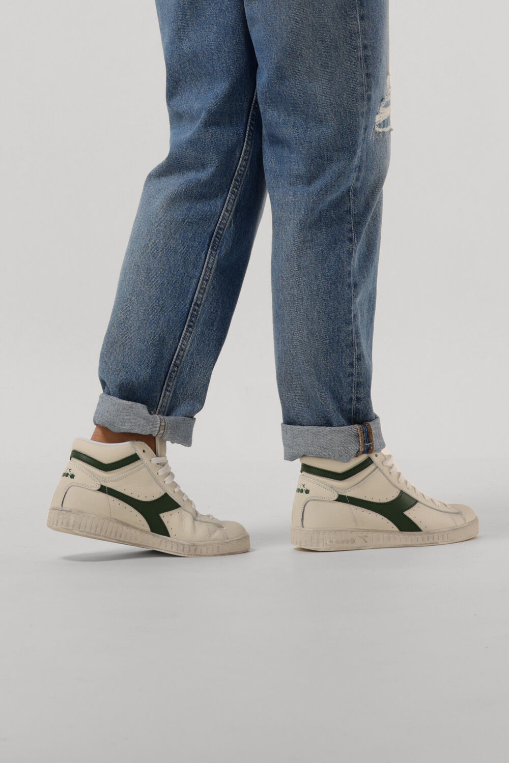 DIADORA Baskets montantes GAME HIGH WAXED DAMES en blanc - large