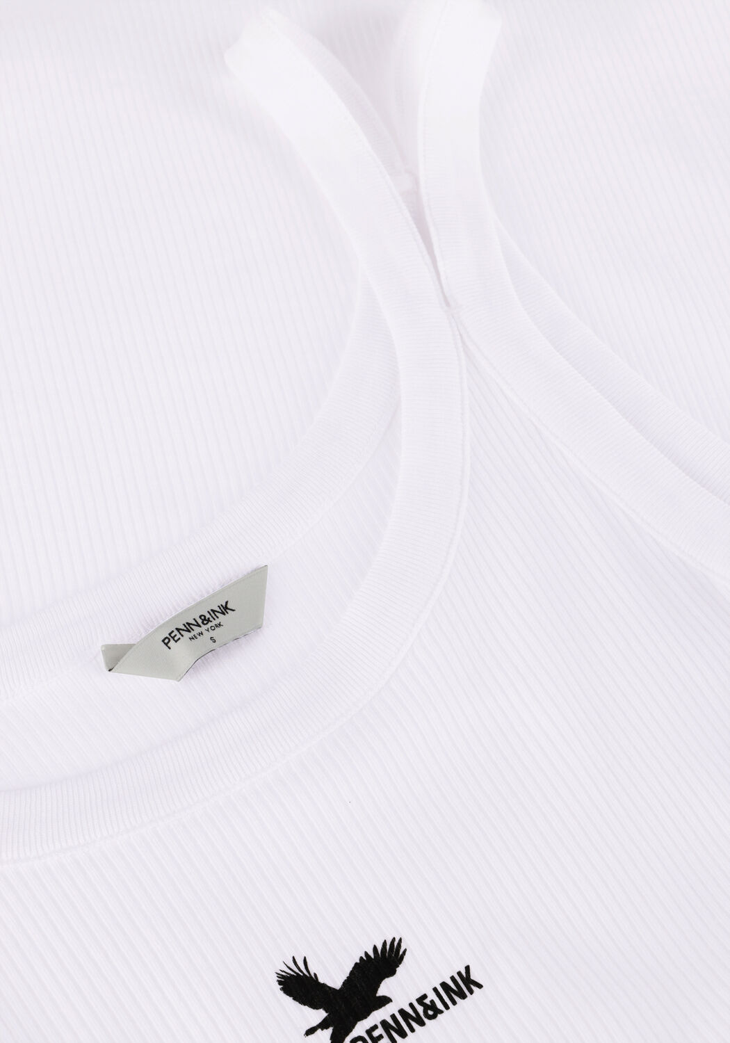 PENN & INK Haut SINGLET en blanc - large