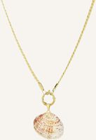 NOTRE-V Sieraad KETTING PLATTE SCHELP  NOTRE-V Sieraad KETTING PLATTE SCHELP - medium