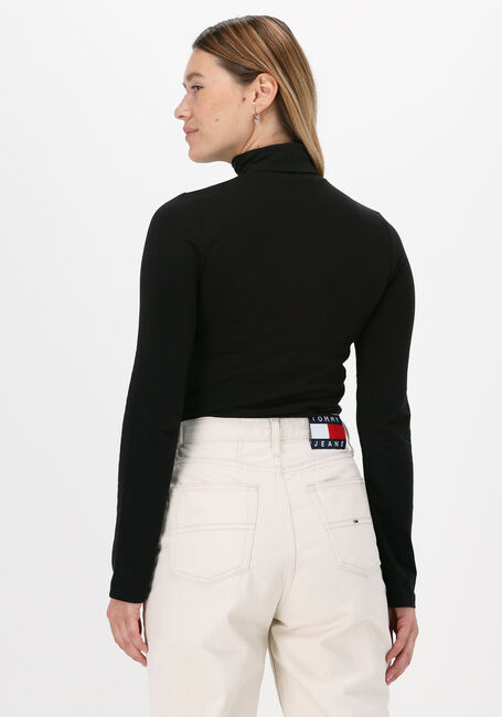 CALVIN KLEIN Haut MICRO BRANDING LS ROLL NECK en noir - large