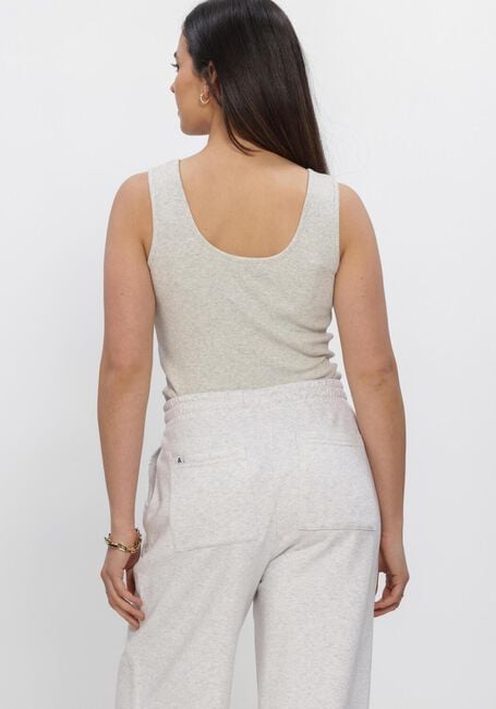 ALIX THE LABEL Haut LADIES KNITTED RIB TANKTOP Gris clair - large