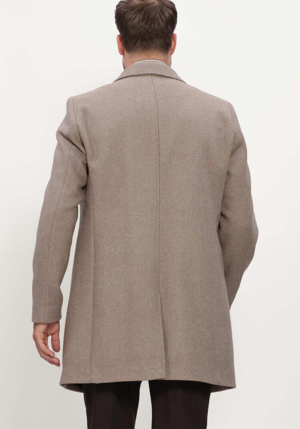 STEFANO LAURAN Manteau SL-CASPER en taupe - large