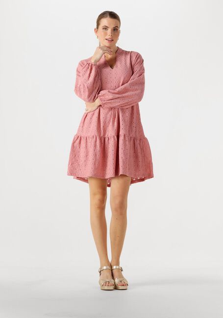 Lichtroze OBJECT Mini jurk OBJLAILA GIA L/S RE SHORT DRESS - large