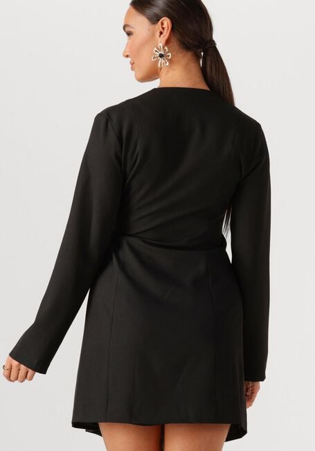 Zwarte NEO NOIR Mini jurk SENDRA EYELET DRESS - large