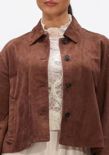 STUDIO AR Jack ELAINE GOAT SUEDE en marron - large