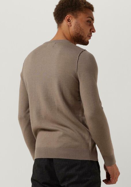 BUTCHER OF BLUE Pull CLIFDEN CREW en beige - large