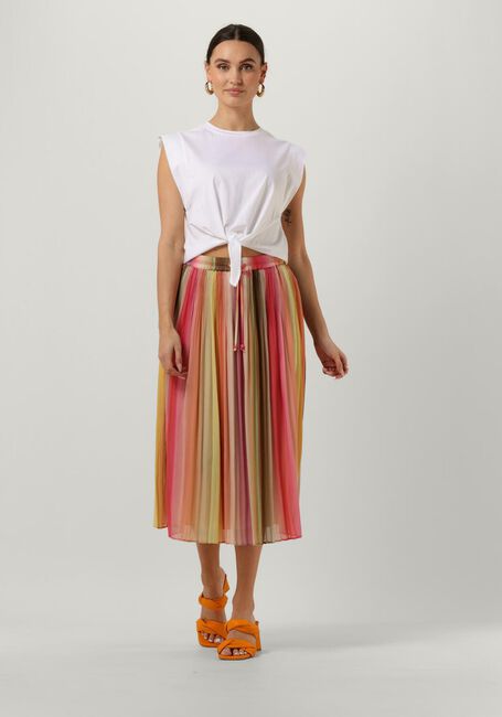 SCOTCH & SODA Haut RELAXED-FIT KNOTTED T-SHIRT en blanc - large