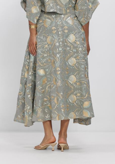 GREEK ARCHAIC KORI Jupe maxi S26K-4052014 Gris clair - large