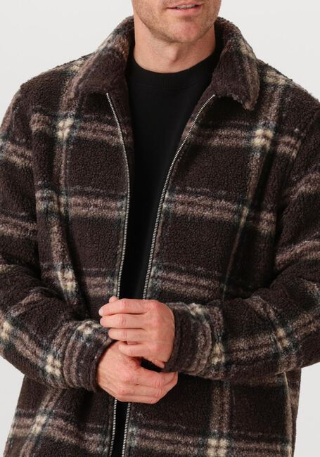 FORÉT Jack CABIN ZIP FLEECE en marron - large