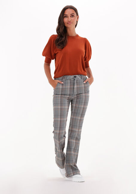 MINUS Haut LIVA KNIT TEEE en marron - large