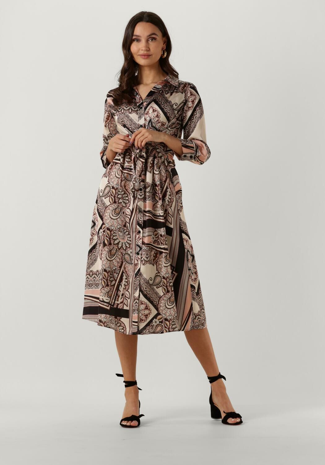 LIU JO Robe midi ECS ABITO TS.NAV 2 Blanc Omoda