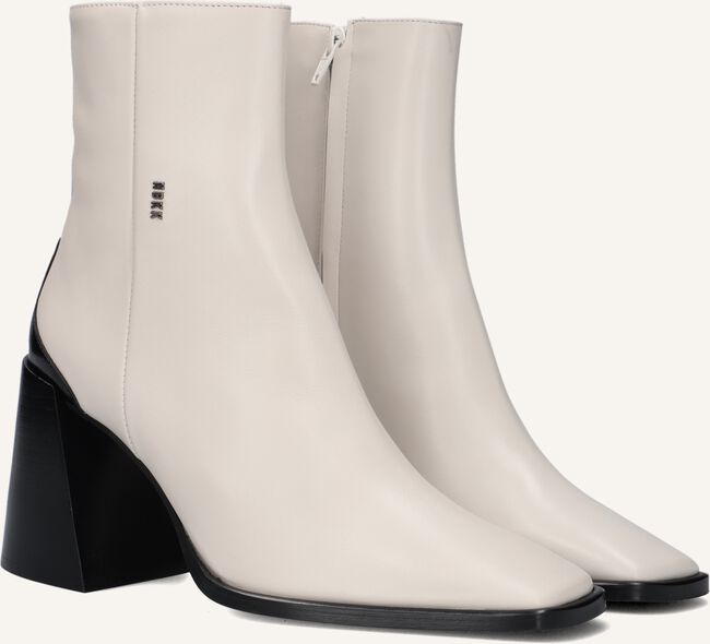 Witte NUBIKK Enkellaarsjes LANA PILAR Witte NUBIKK Enkellaarsjes LANA PILAR - large