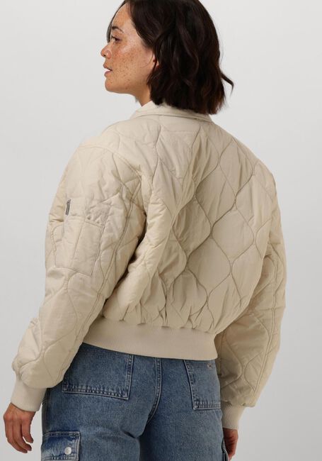 TOMMY JEANS Jack TJW ONION QUILT BOMBER en beige - large