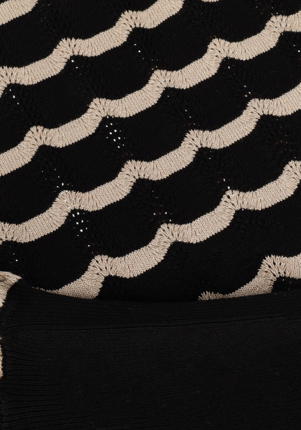 NEO NOIR DARY STITCH KNIT BLOUSE Blouses en noir - large