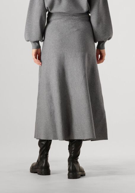 MSCH COPENHAGEN Jupe midi MSCHGINNETTE EAST HW SKIRT en gris - large