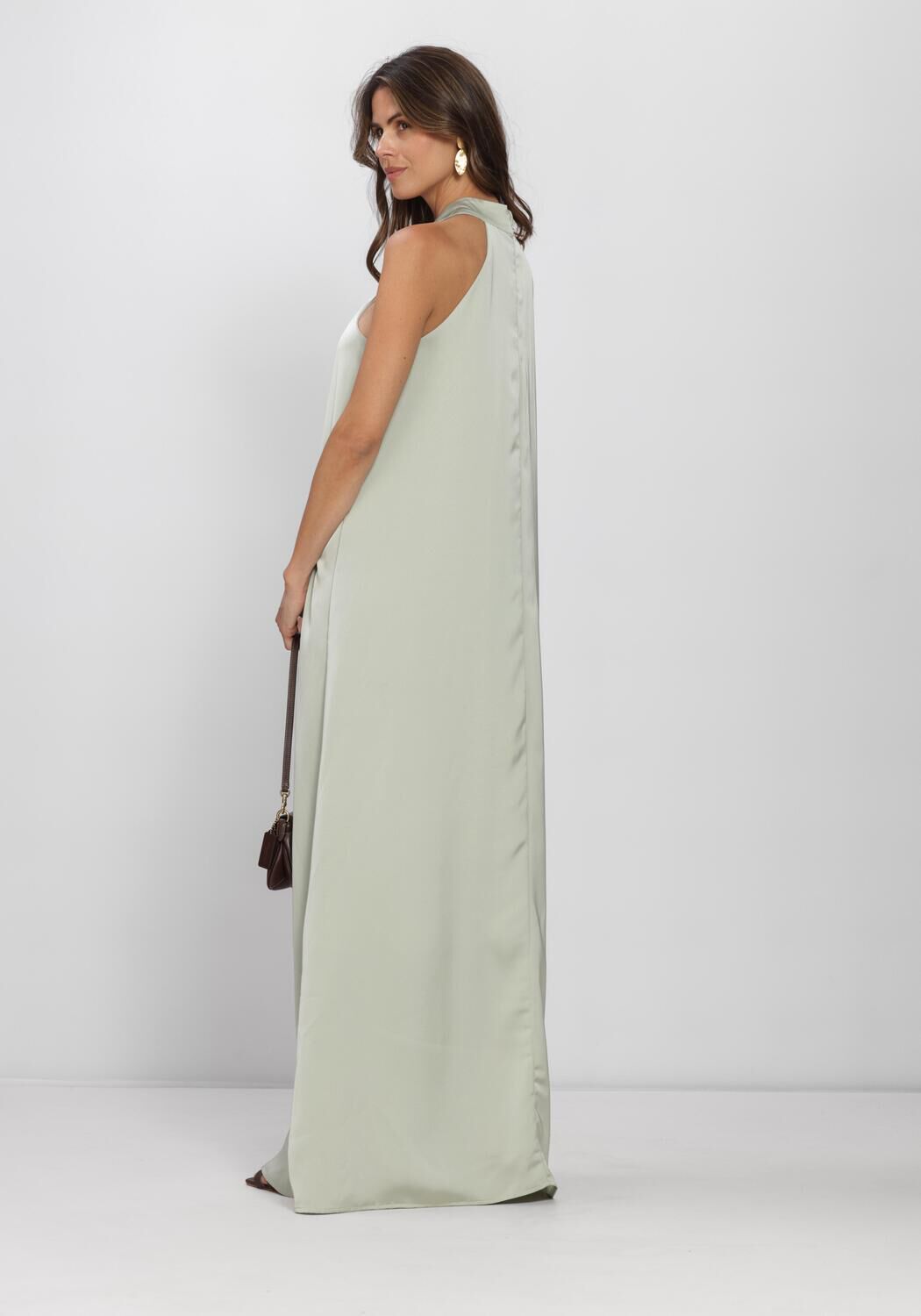 LINA LOCCHI Robe maxi LL-ALINA en vert - large