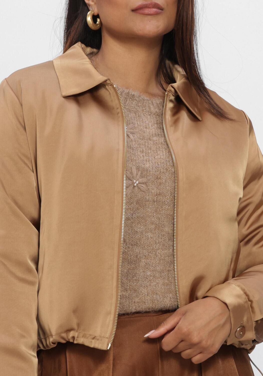 Beige NUKUS Jassen DOREEN BOMBER - large