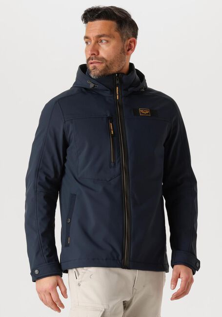 PME LEGEND Jack SEMI LONG JACKET SUCCESSOR 3L SOFT SHELL en bleu - large