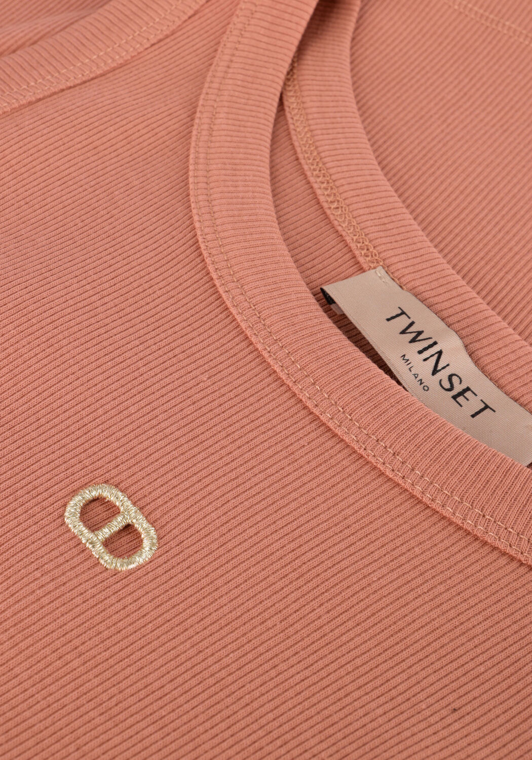 TWINSET MILANO Haut KNITTED TANK TOP Corail - large