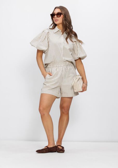 NOTRE-V NV-HINKA CREPE STRIPE Blouses Blanc - large