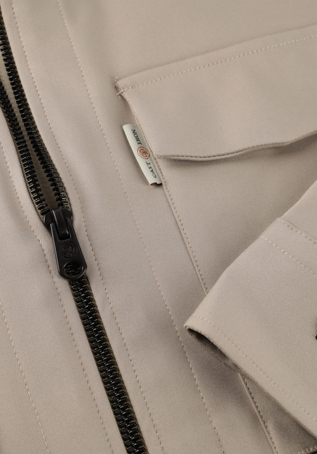 Beige CAST IRON  CF SMART SHIRTJACKET - large