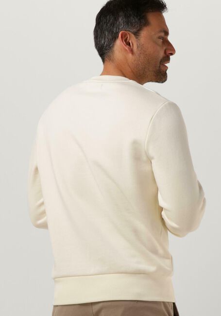 FRED PERRY Pull CREW NECK SWEATSHIRT Écru - large