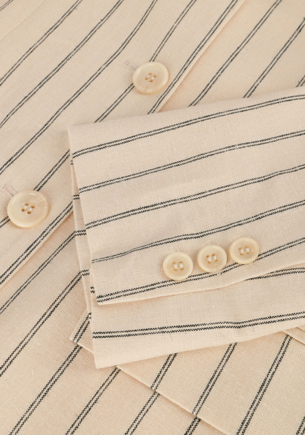 Zand SELECTED WOMEN Blazer SLFHILDA LS FITTED BLAZER PIN STRIPE - large