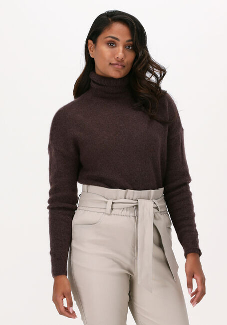 Bruine MSCH COPENHAGEN Coltrui FEMME MOHAIR ROLLNECK - large