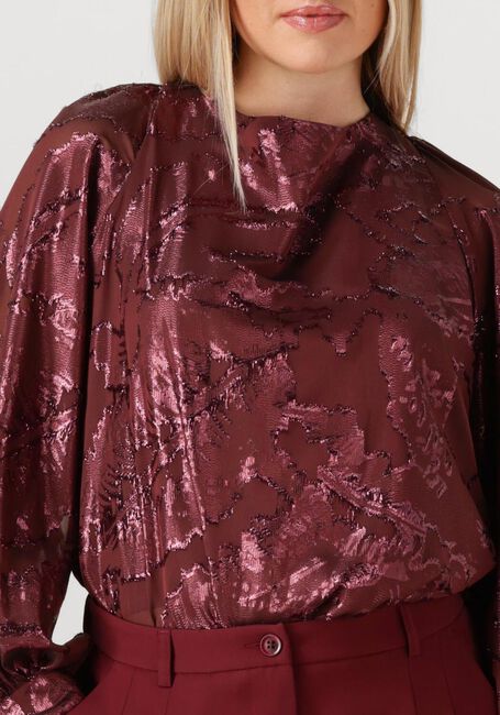 Bordeaux SUMMUM  TOP SHINY JACQUARD - large