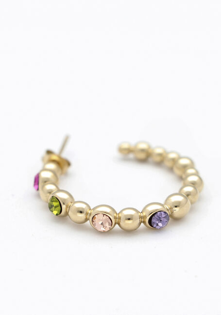 NOTRE-V EARRING STONE MULTI Boucles d'oreilles en or - large