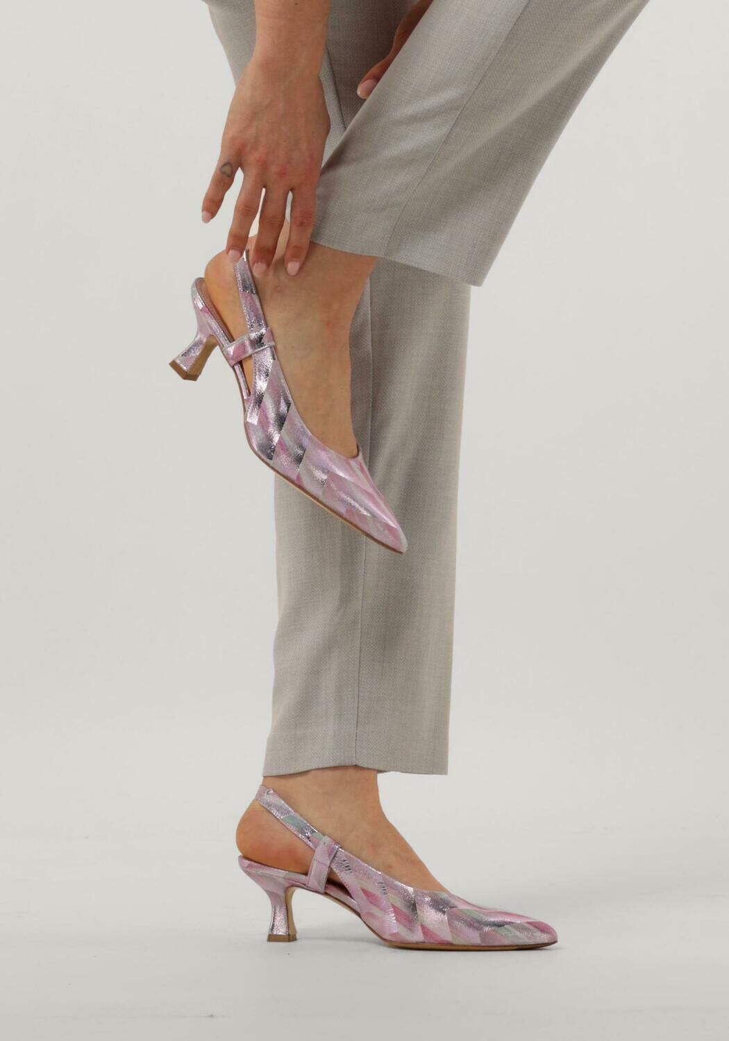 MARIPE Slingbacks JOHANNA en rose - large