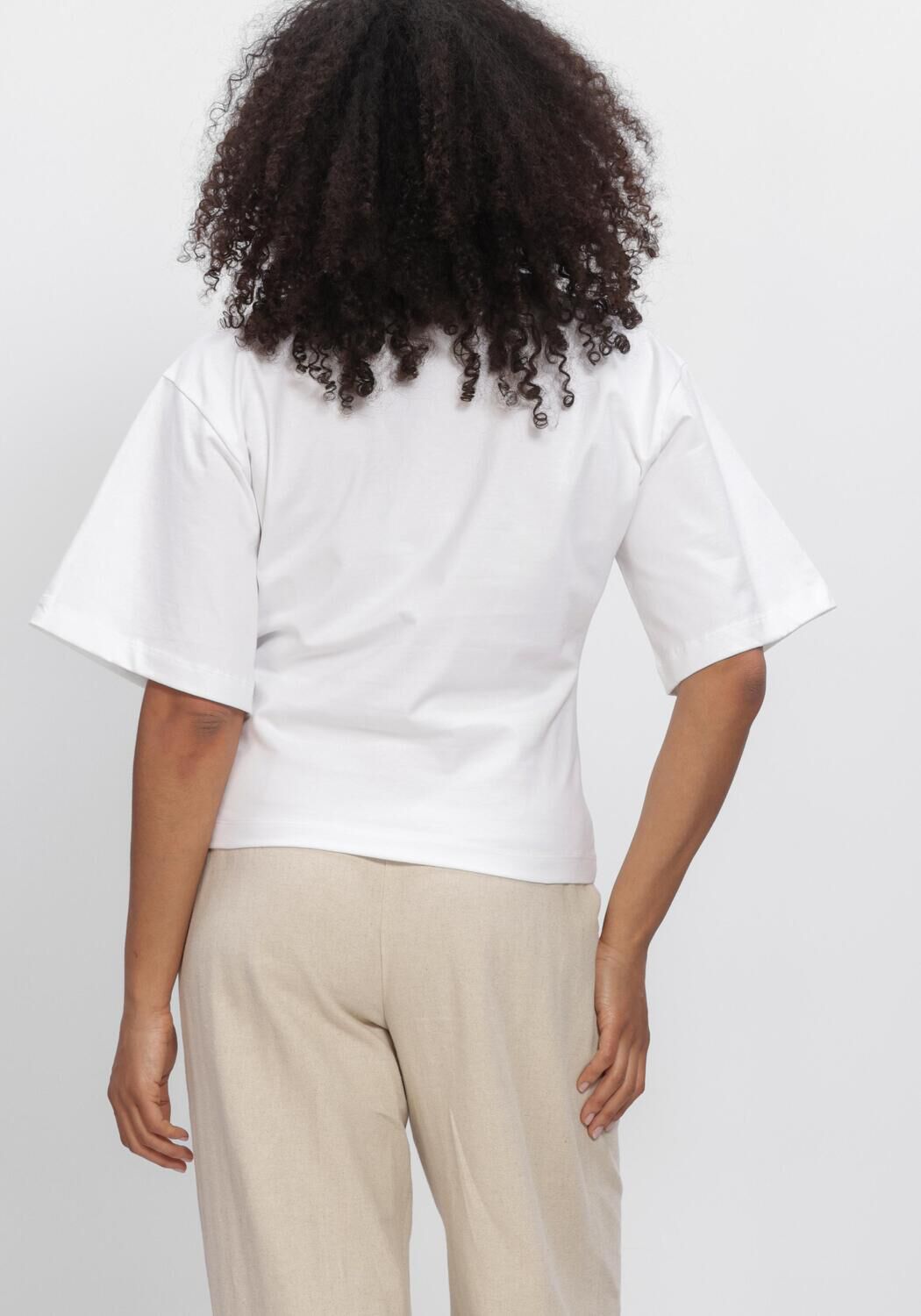 CO'COUTURE T-shirt ZENGACC TEE O-NECK en blanc - large