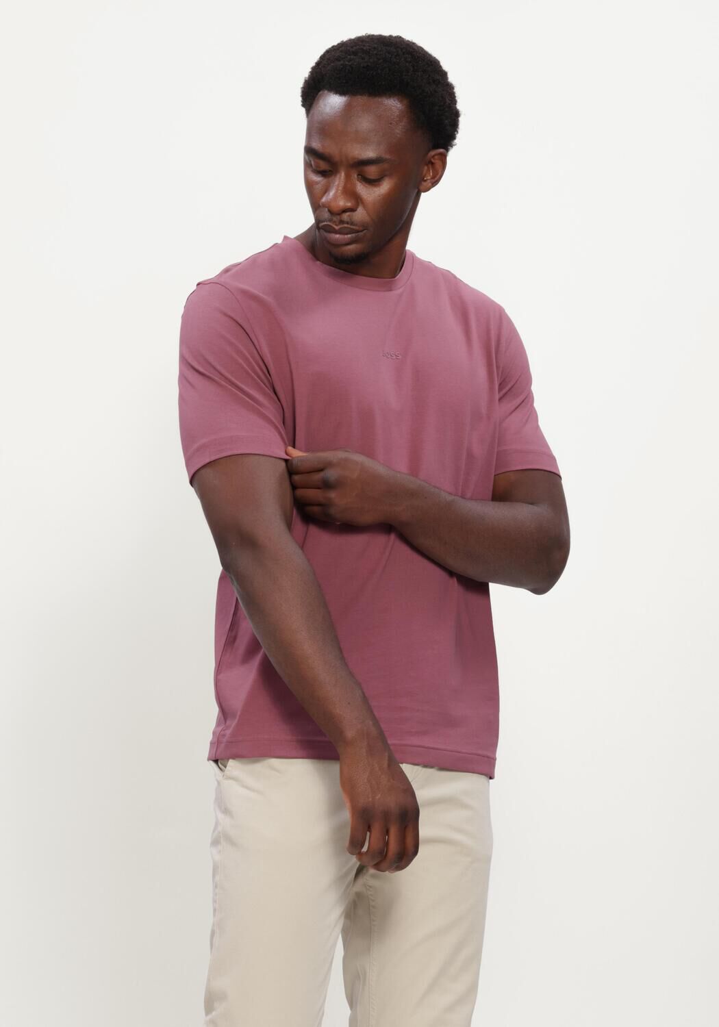 Paarse BOSS ORANGE T-shirt TCHUP - large