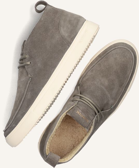 Groene BLACKSTONE Veterschoenen JERRIK Groene BLACKSTONE Veterschoenen JERRIK - large