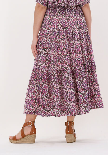 LEON & HARPER Jupe midi JUICY TC160 DELHI en violet - large