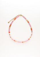 NOTRE-V Colliers KETTING PLATTE KRAAL en rose - medium